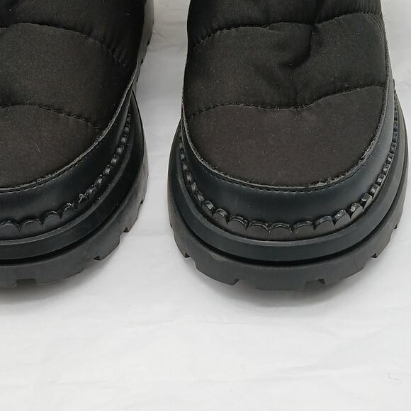 Sam Edelman Ozie Quilted Booties Women's 6.5M Black Boots Shoes Grunge Cozycore - Picture 6 of 10